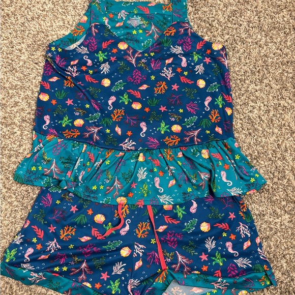 Cuddl Duds Blue ocean theme Pajama Set - Picture 10 of 10